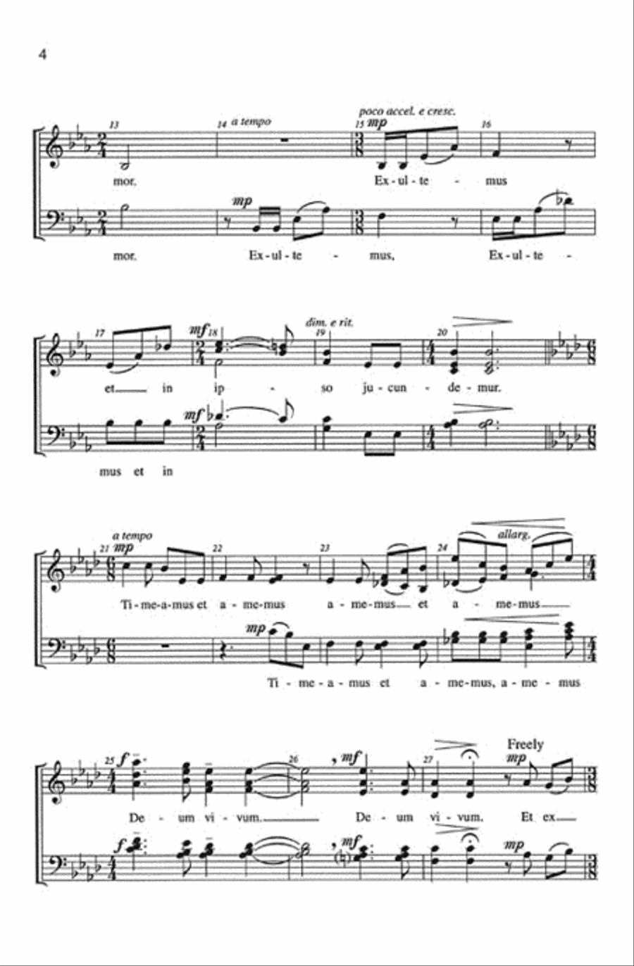 Ubi Caritas Ubi Caritas 4-Part scores gallery preview page 3