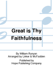 Great Is Thy Faithfulness - Brass and Timpani Parts mini preview