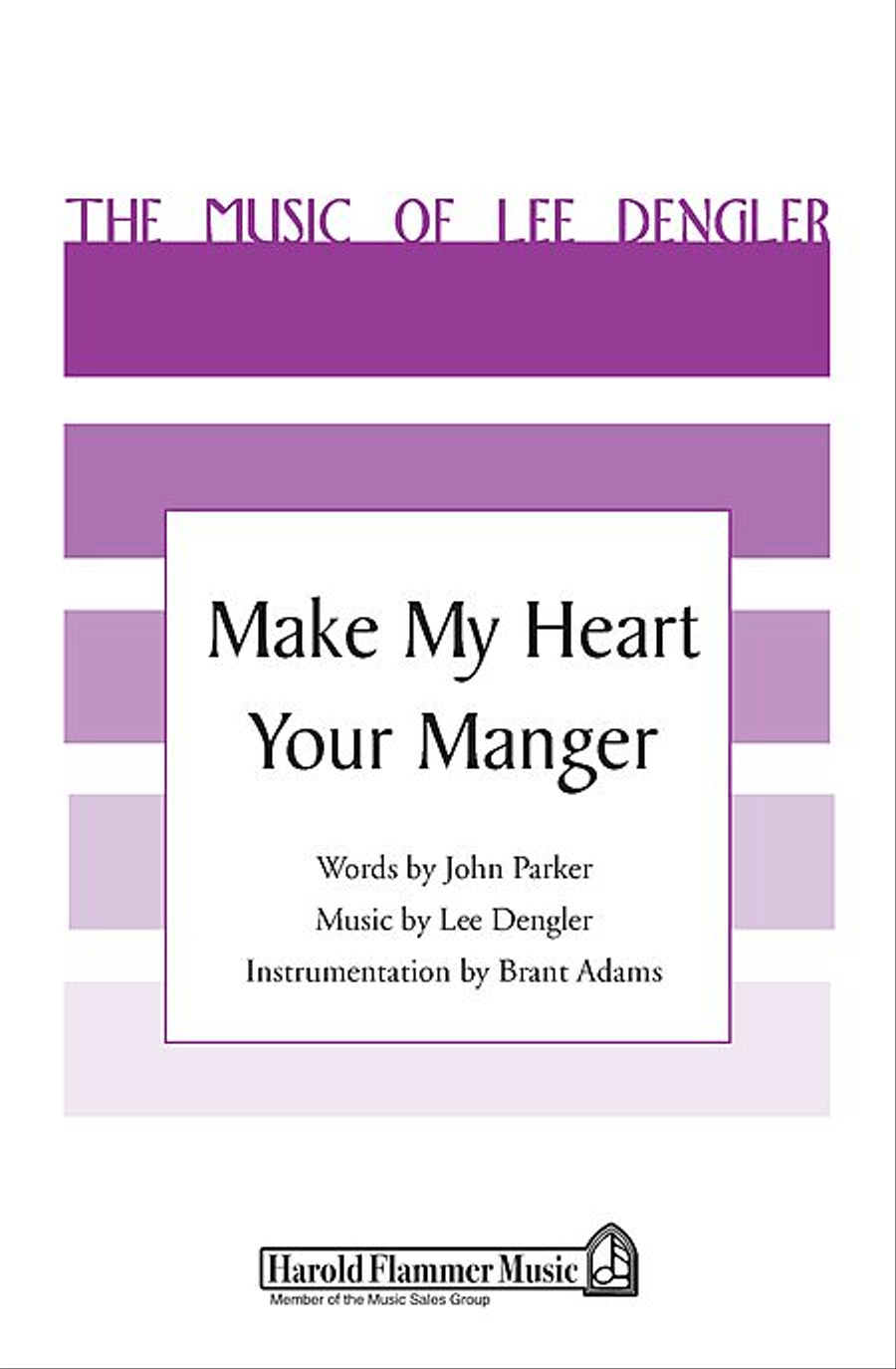 Make My Heart Your Manger 4-Part scores gallery preview page 1