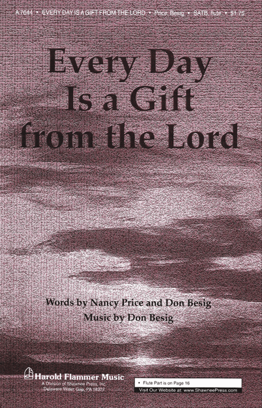 Every Day Is a Gift from the Lord 4-Part scores gallery preview page 1