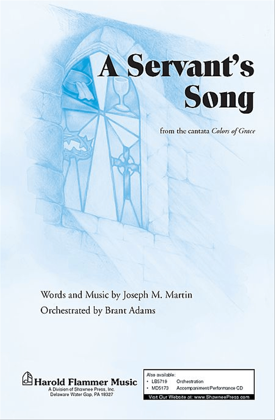 A Servant's Song (from Colors of Grace) 4-Part scores gallery preview page 1