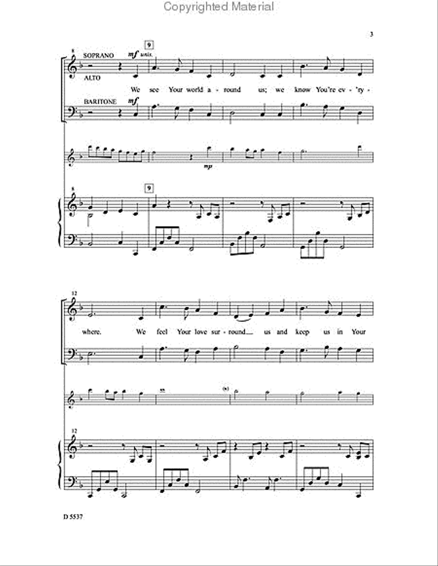 Simple Thanks Simple Thanks 3-Part scores gallery preview page 3