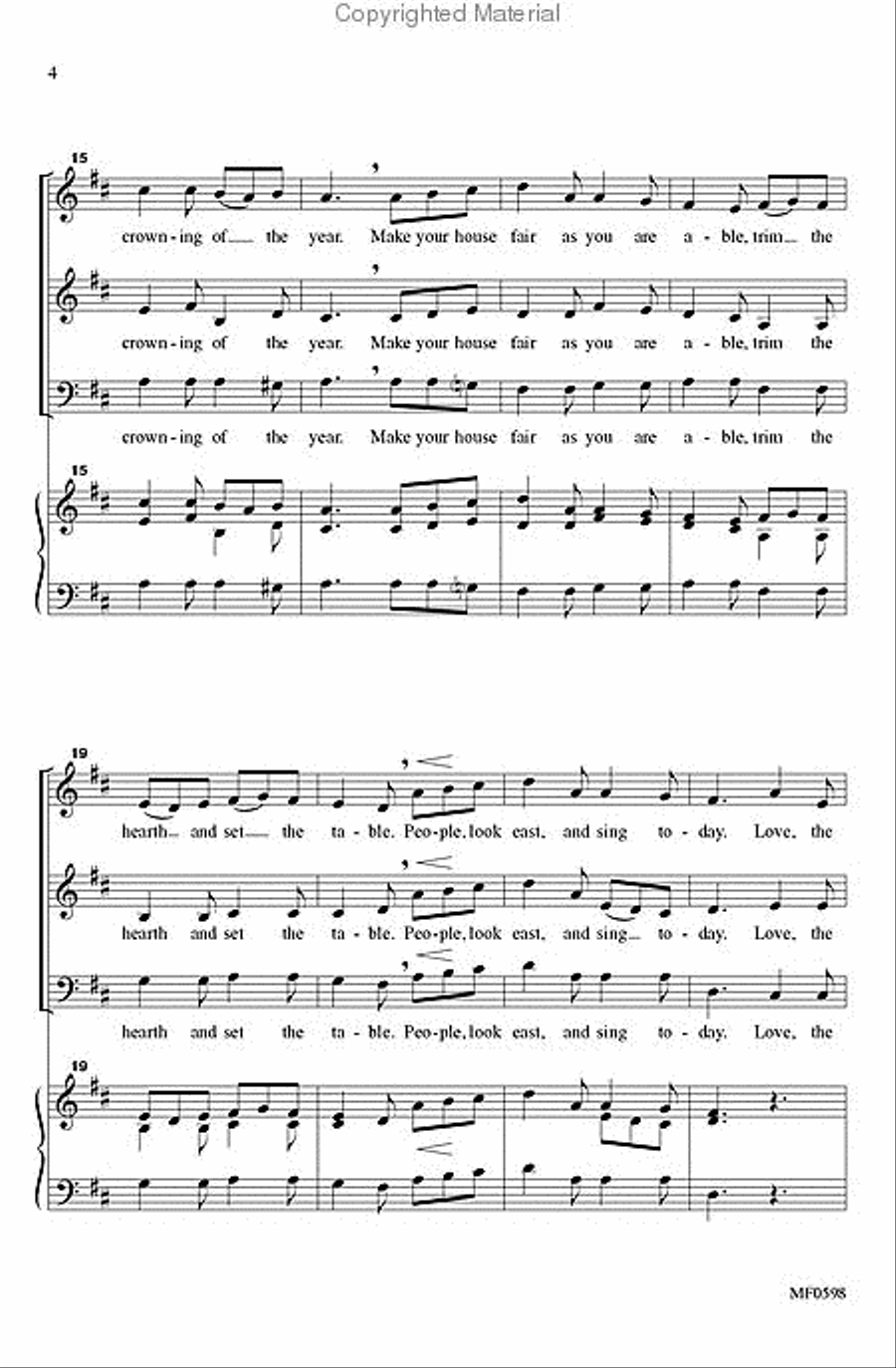 People, Look East People, Look East 3-Part scores gallery preview page 3