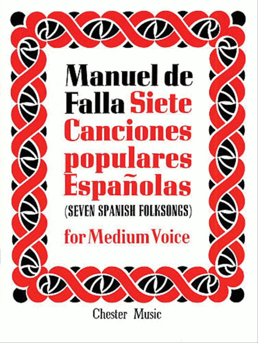 De Falla: 7 Canciones Populares Espanolas Medium Voice scores gallery preview page 1