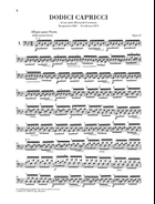 12 Capricci Op. 25 Cello Solo scores gallery preview page 3