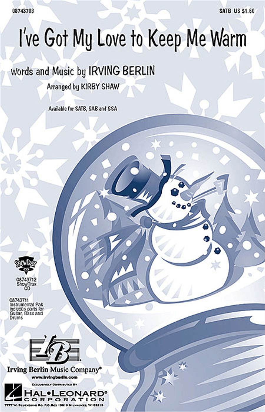 I've Got My Love to Keep Me Warm - ShowTrax CD Choir scores gallery preview page 1