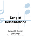Song of Remembrance - Flute Part mini preview
