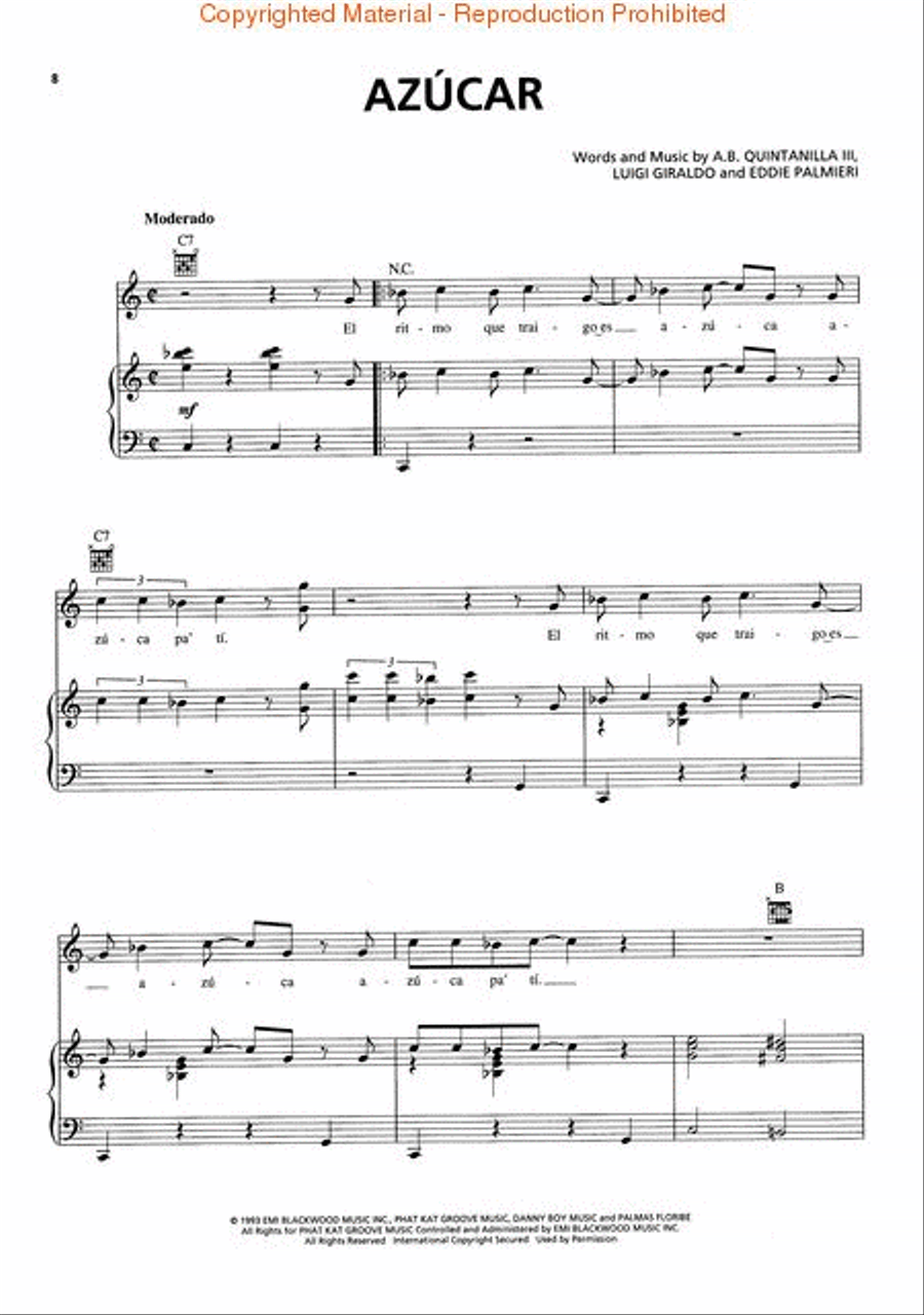 !Puro Tejano! Piano, Vocal, Guitar scores gallery preview page 3