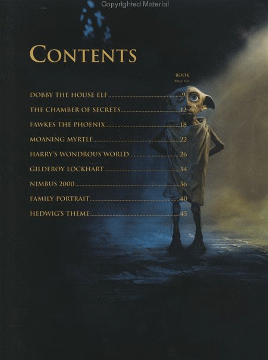 Harry Potter and the Chamber Of Secrets (Cello/Piano) Piano Accompaniment scores gallery preview page 2