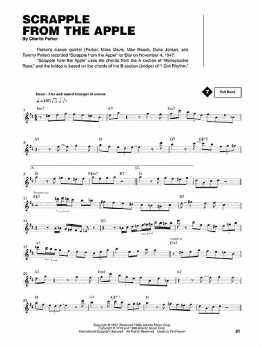 The Best of Charlie Parker - Saxophone Saxophone scores gallery preview page 3