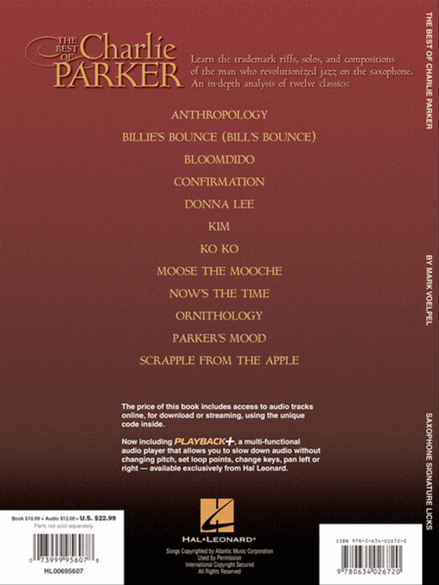 The Best of Charlie Parker - Saxophone Saxophone scores gallery preview page 6