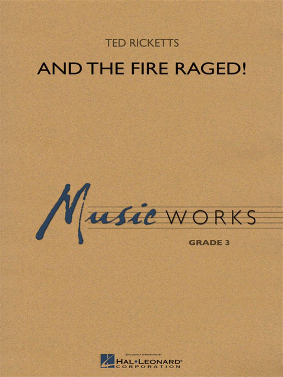 And the Fire Raged! And the Fire Raged! Concert Band scores gallery preview page 1