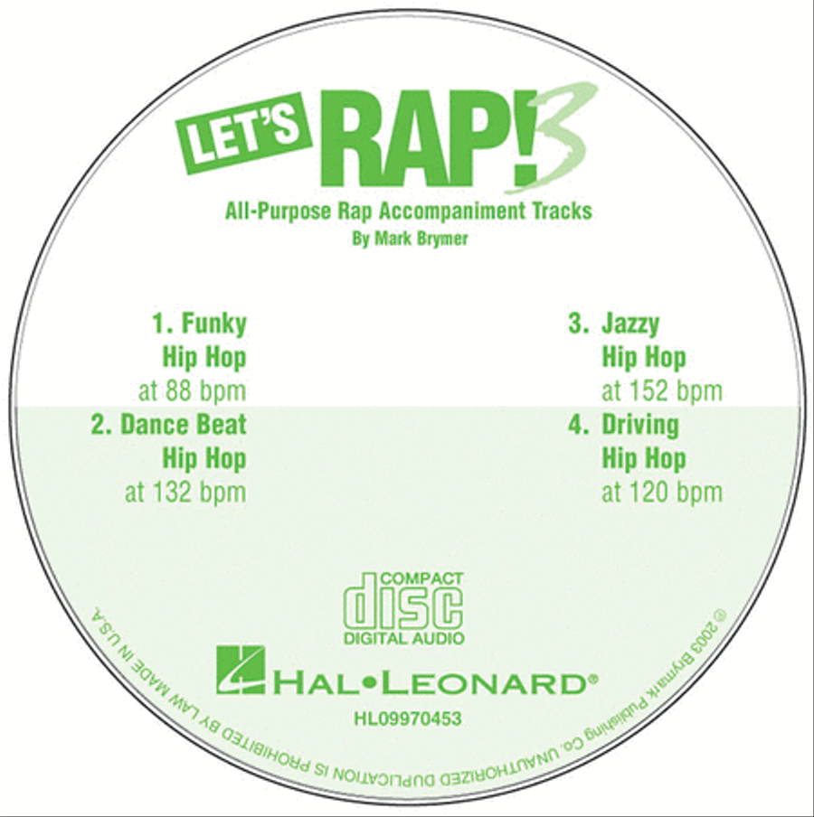 Let's Rap! 3 - Accompaniment CD Choir scores gallery preview page 1