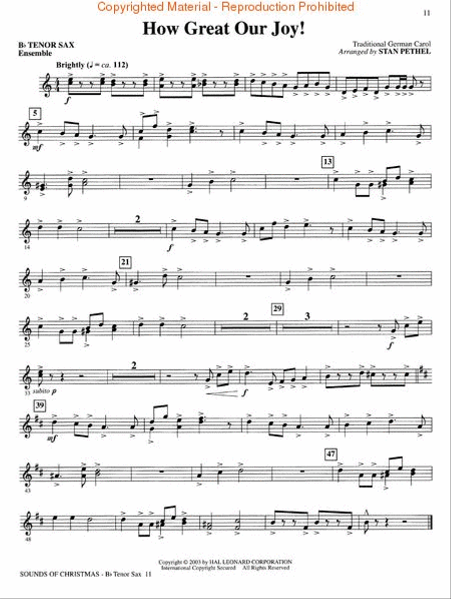 Sounds of Christmas Flute scores gallery preview page 3