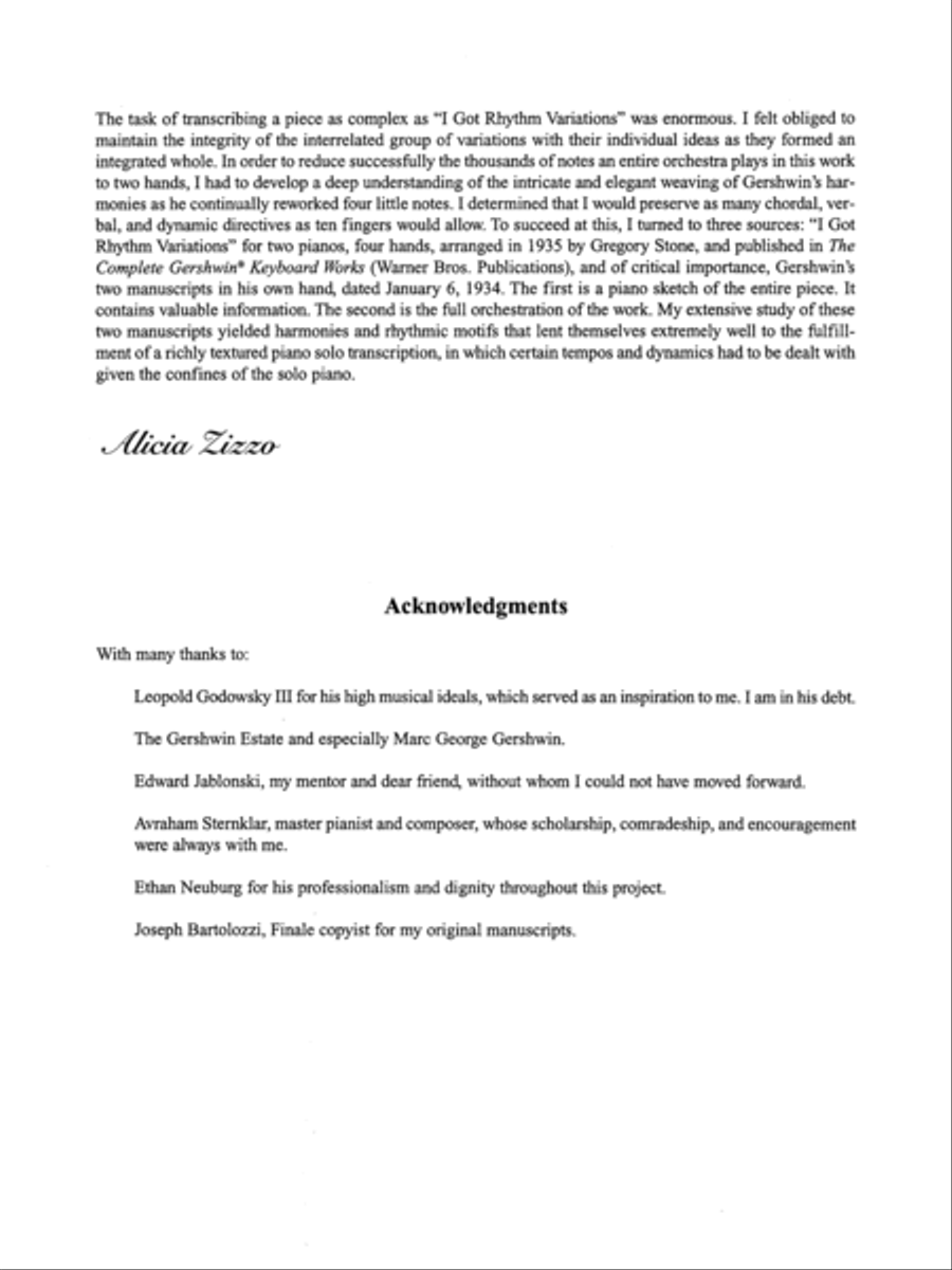 I Got Rhythm Variations Piano Solo scores gallery preview page 3
