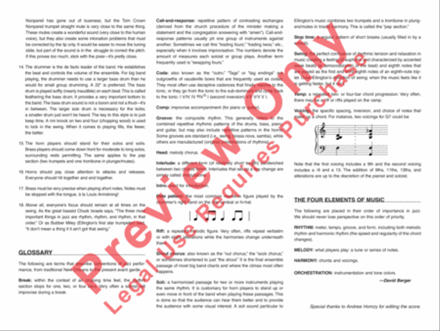 Rhapsody in Blue Rhapsody in Blue Jazz Ensemble scores gallery preview page 4