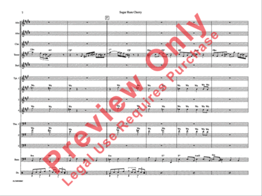 Sugar Rum Cherry (from The Nutcracker Suite) Jazz Ensemble scores gallery preview page 13