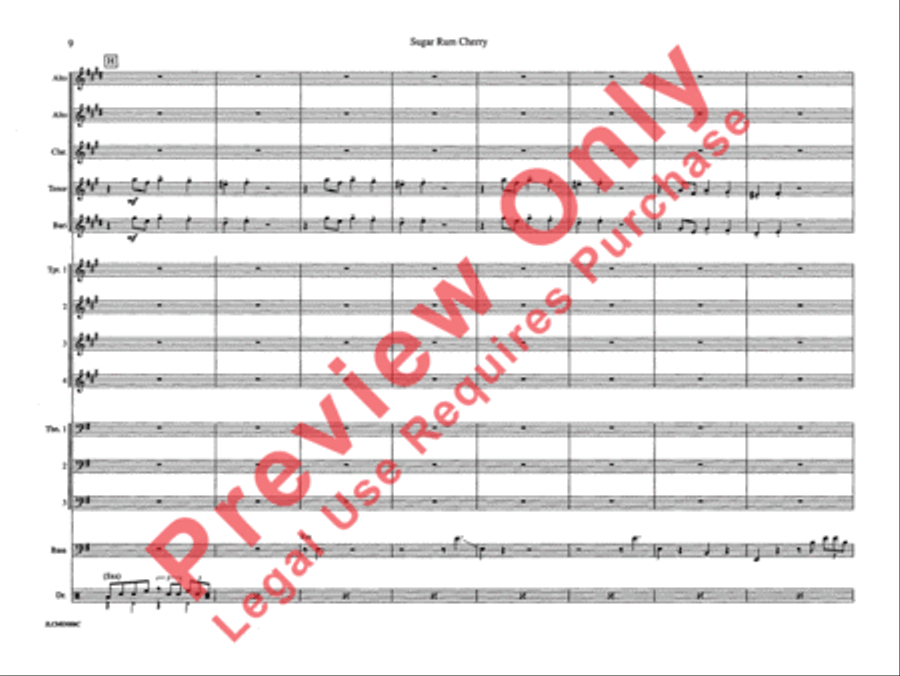 Sugar Rum Cherry (from The Nutcracker Suite) Jazz Ensemble scores gallery preview page 15