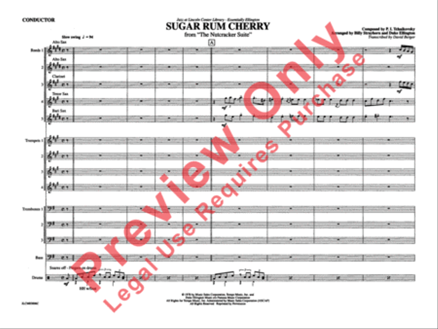 Sugar Rum Cherry (from The Nutcracker Suite) Jazz Ensemble scores gallery preview page 7