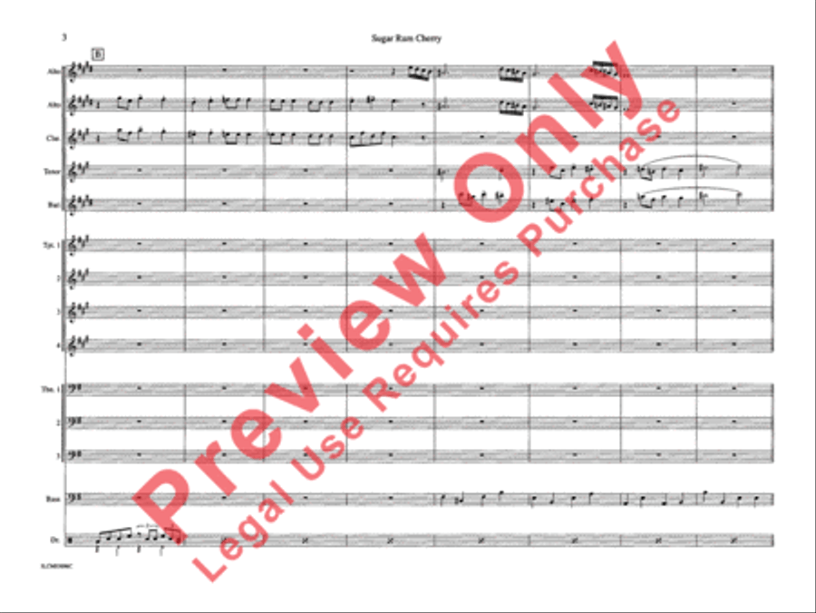 Sugar Rum Cherry (from The Nutcracker Suite) Jazz Ensemble scores gallery preview page 9