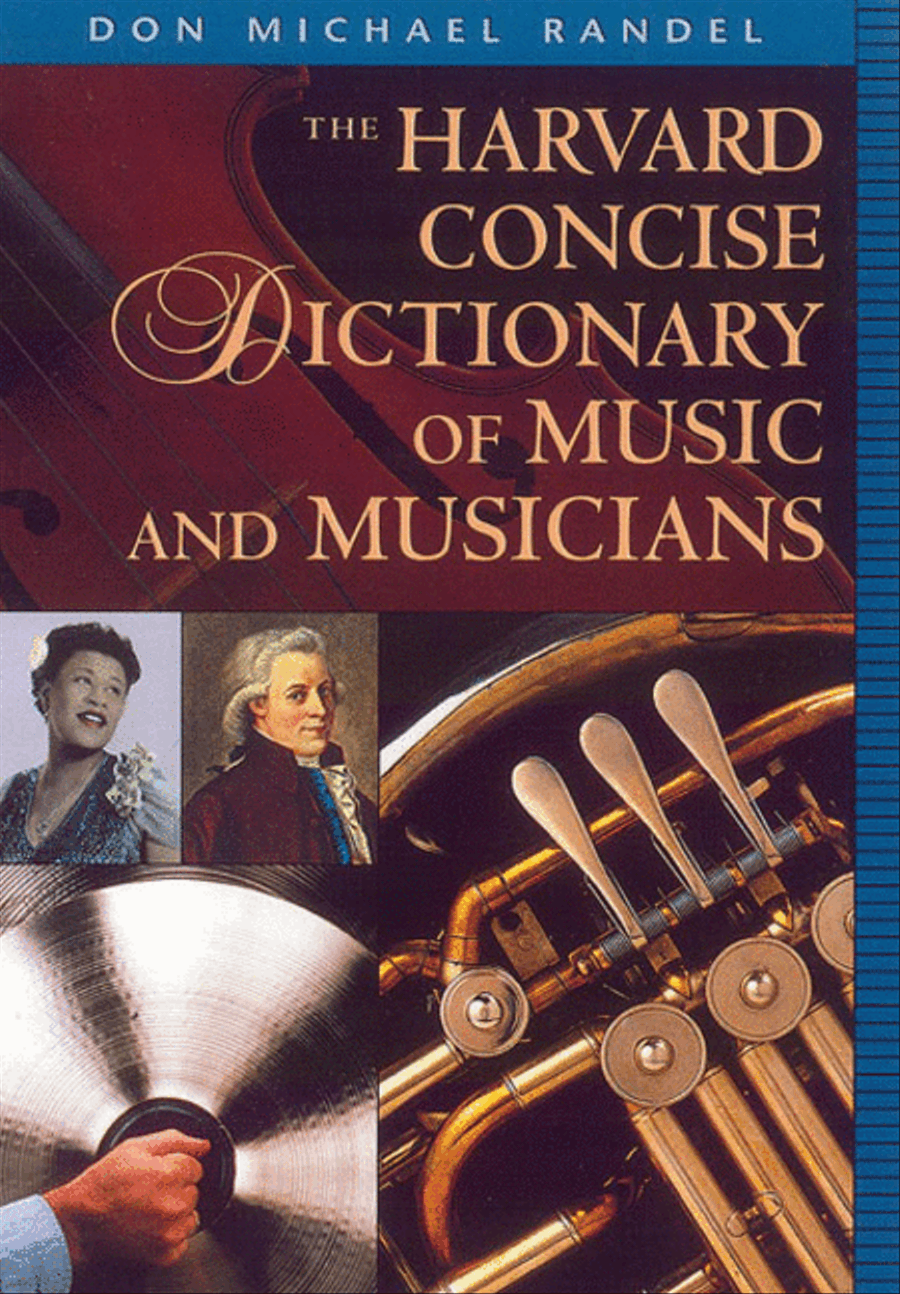 Harvard Concise Dictionary of Music and Musicians Collection / Songbook scores gallery preview page 1