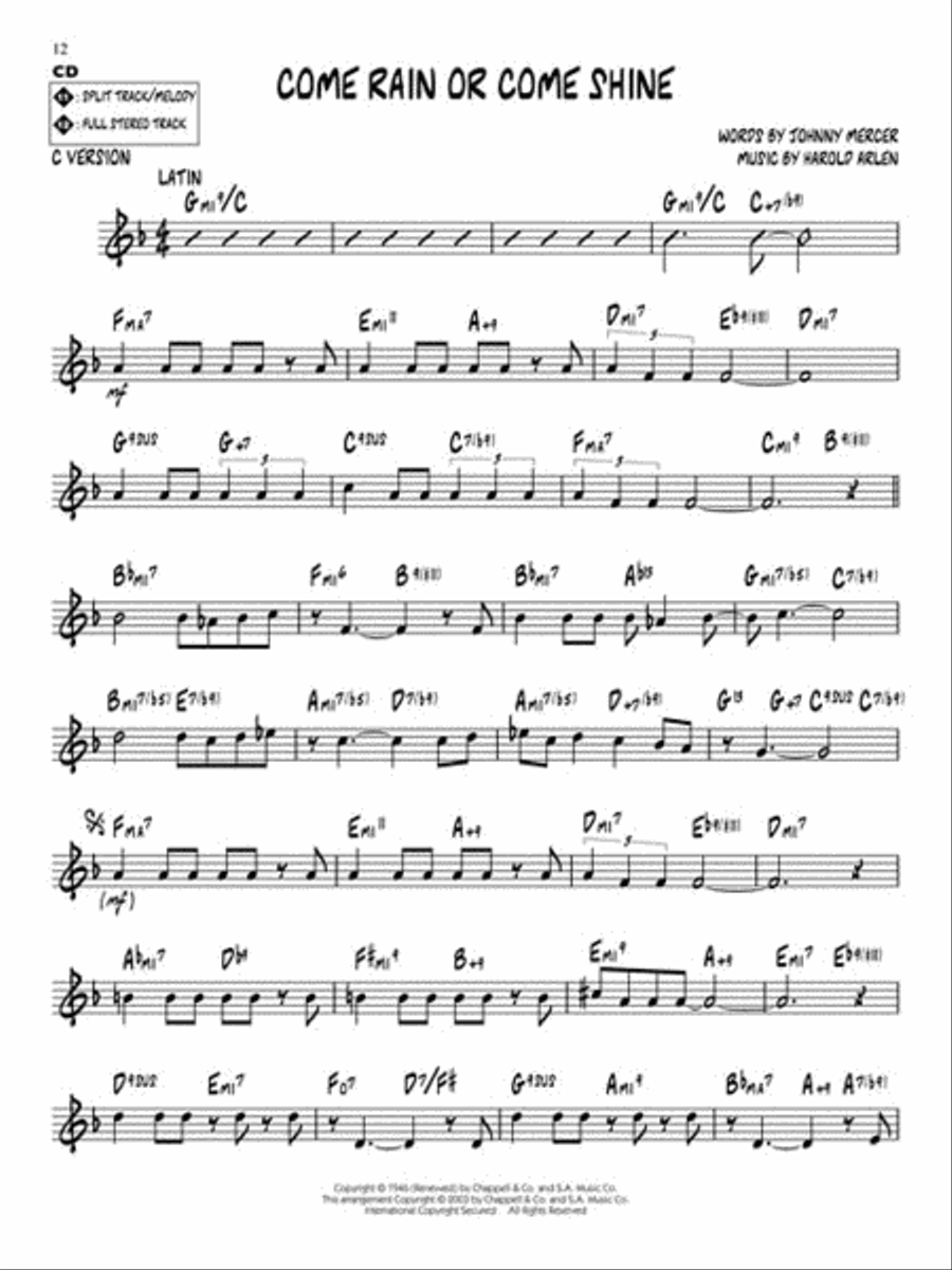 Harold Arlen CD scores gallery preview page 4