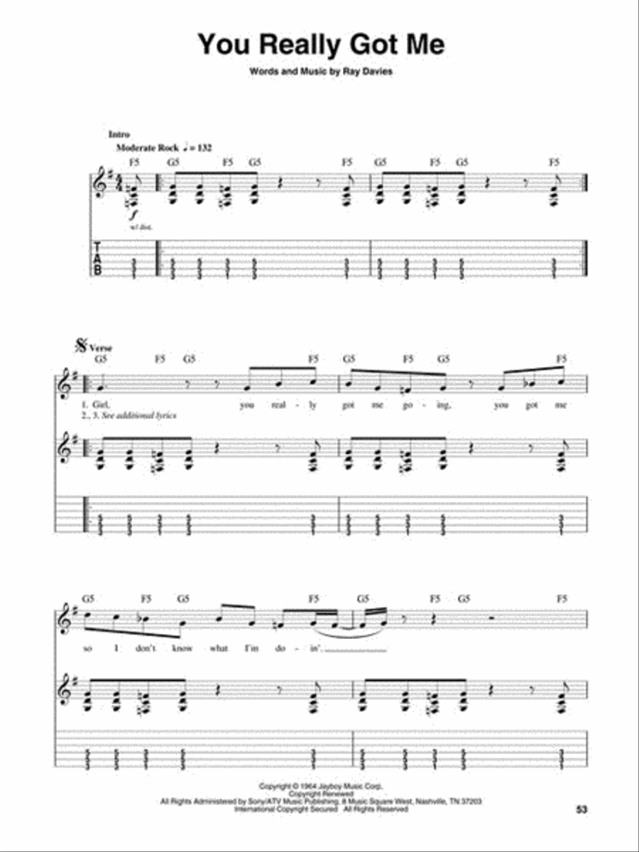 Rock Rock Guitar Tablature scores gallery preview page 8