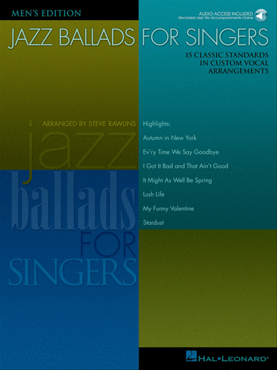 Jazz Ballads for Singers - Men's Edition Voice scores gallery preview page 1