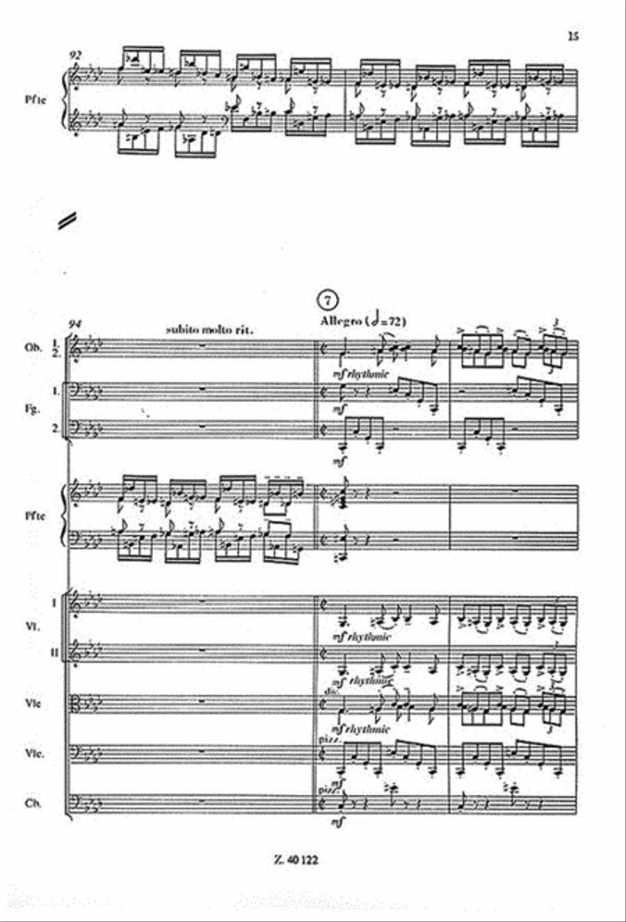 Concerto in F for Piano and Orchestra Piano Solo scores gallery preview page 4