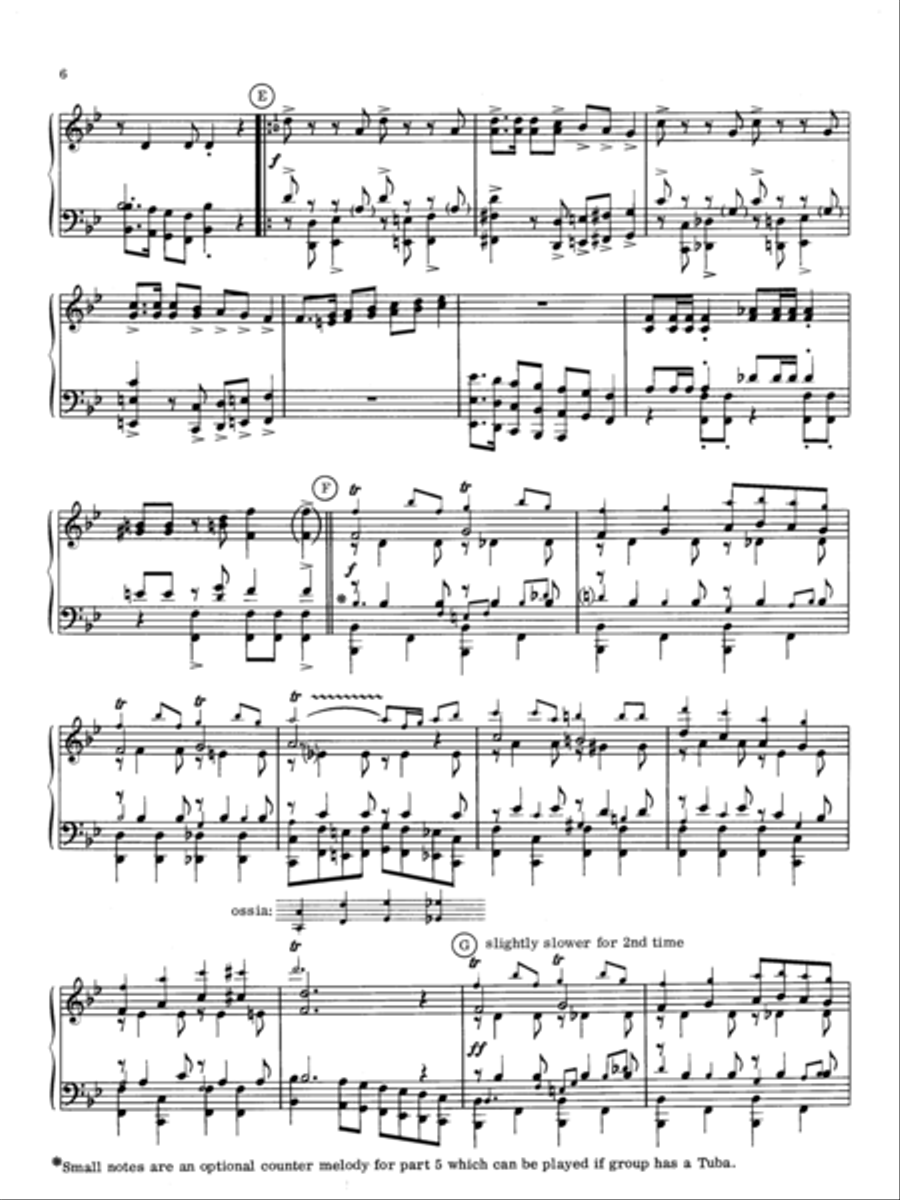 Easy Ensemble Music Set of Parts scores gallery preview page 4