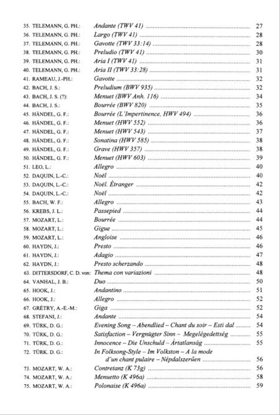 Duets for Clarinet (B-flat) and Bassoon (or Cello) for Beginners Bassoon scores gallery preview page 3