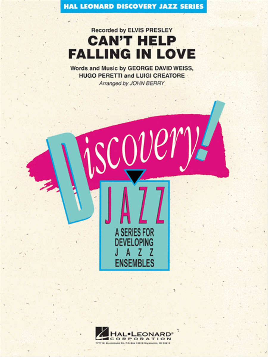 Can't Help Falling In Love Jazz Ensemble scores gallery preview page 1