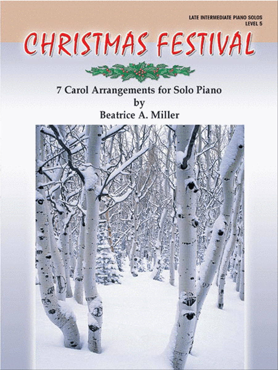 Christmas Festival, Level 5 Piano Solo scores gallery preview page 1