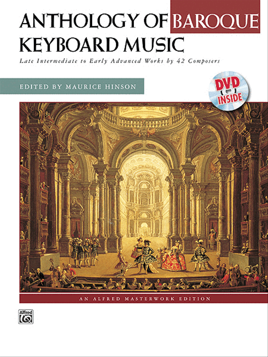 Anthology of Baroque Keyboard Music with Performance Practices in Baroque Keyboard Music (with Bonus Lecture on Baroque Dance) Piano Solo scores gallery preview page 1