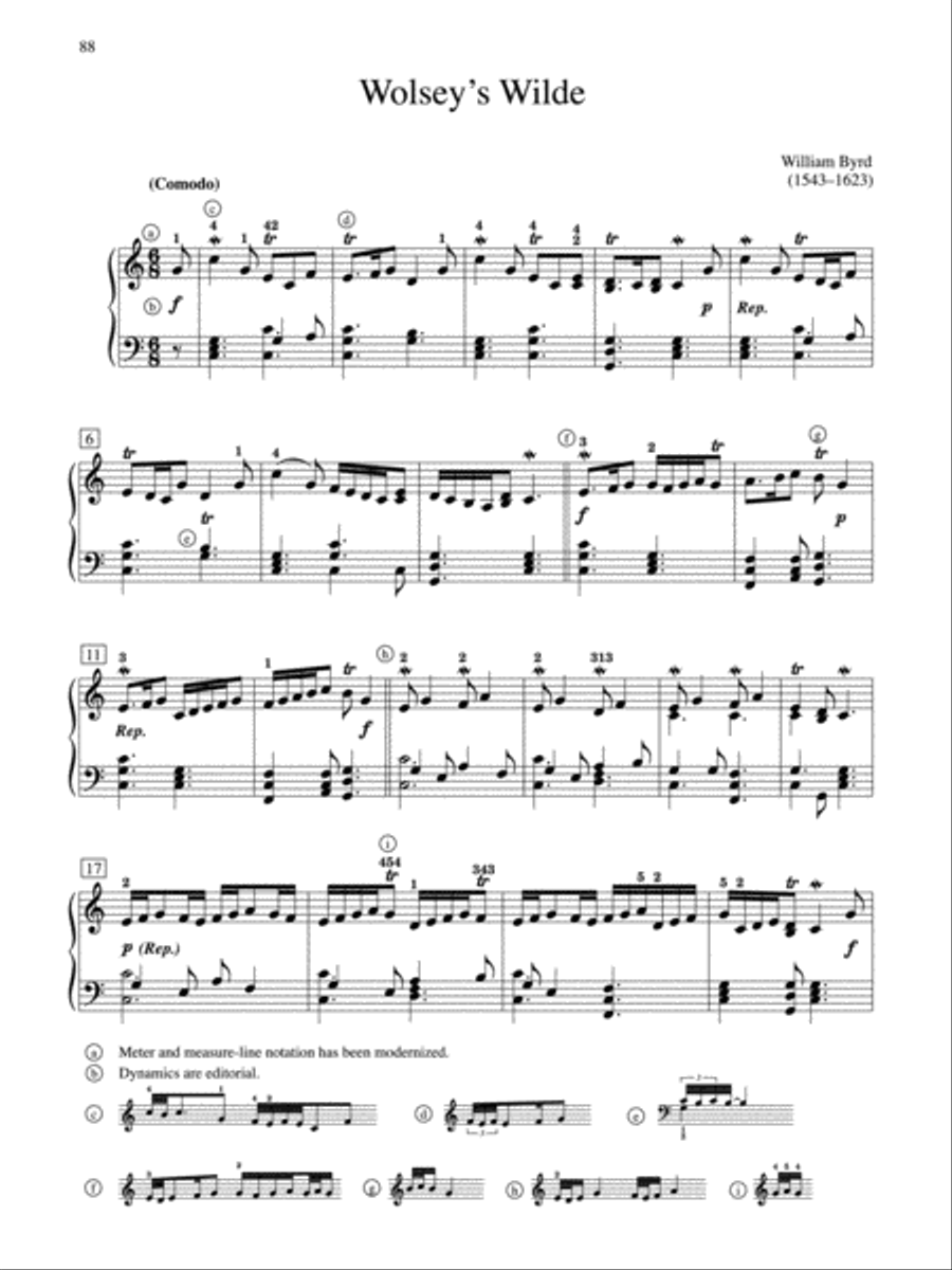 Anthology of Baroque Keyboard Music with Performance Practices in Baroque Keyboard Music (with Bonus Lecture on Baroque Dance) Piano Solo scores gallery preview page 4