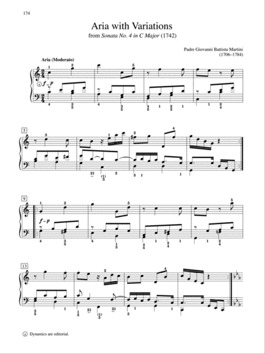 Anthology of Baroque Keyboard Music with Performance Practices in Baroque Keyboard Music (with Bonus Lecture on Baroque Dance) Piano Solo scores gallery preview page 5
