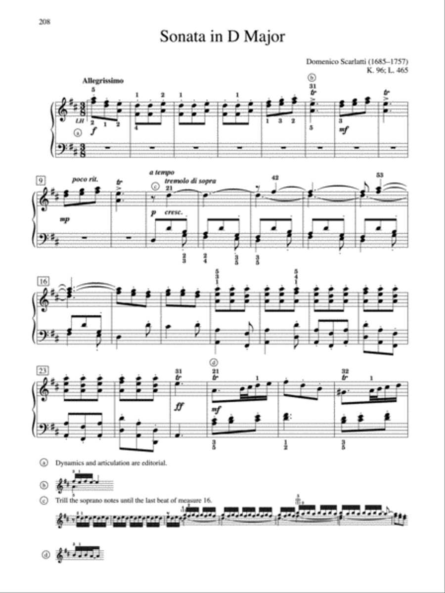 Anthology of Baroque Keyboard Music with Performance Practices in Baroque Keyboard Music (with Bonus Lecture on Baroque Dance) Piano Solo scores gallery preview page 7