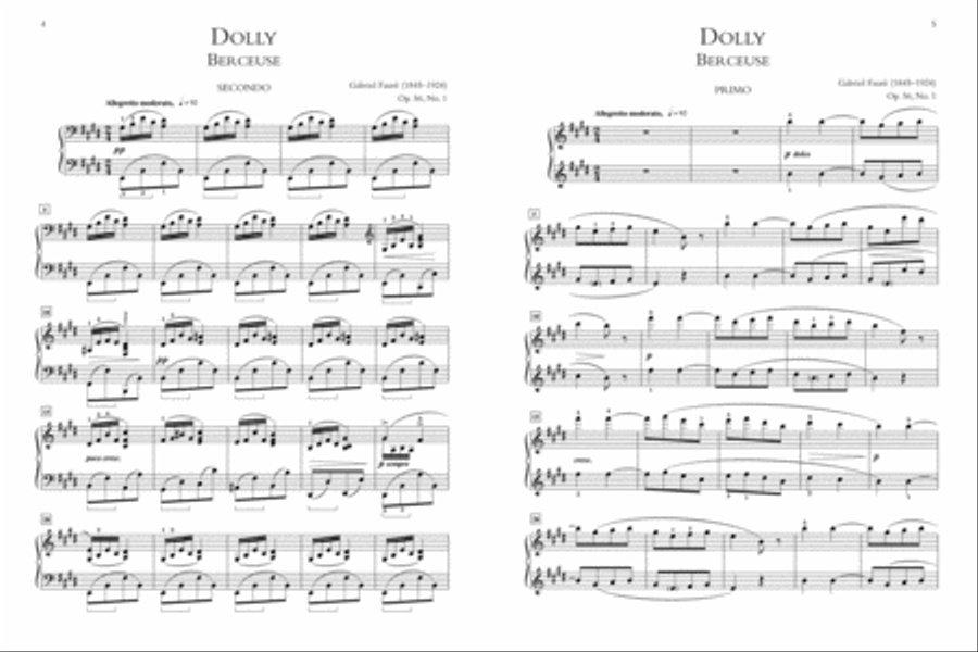 Fauré -- Dolly Suite Fauré -- Dolly Suite Small Ensemble scores gallery preview page 2
