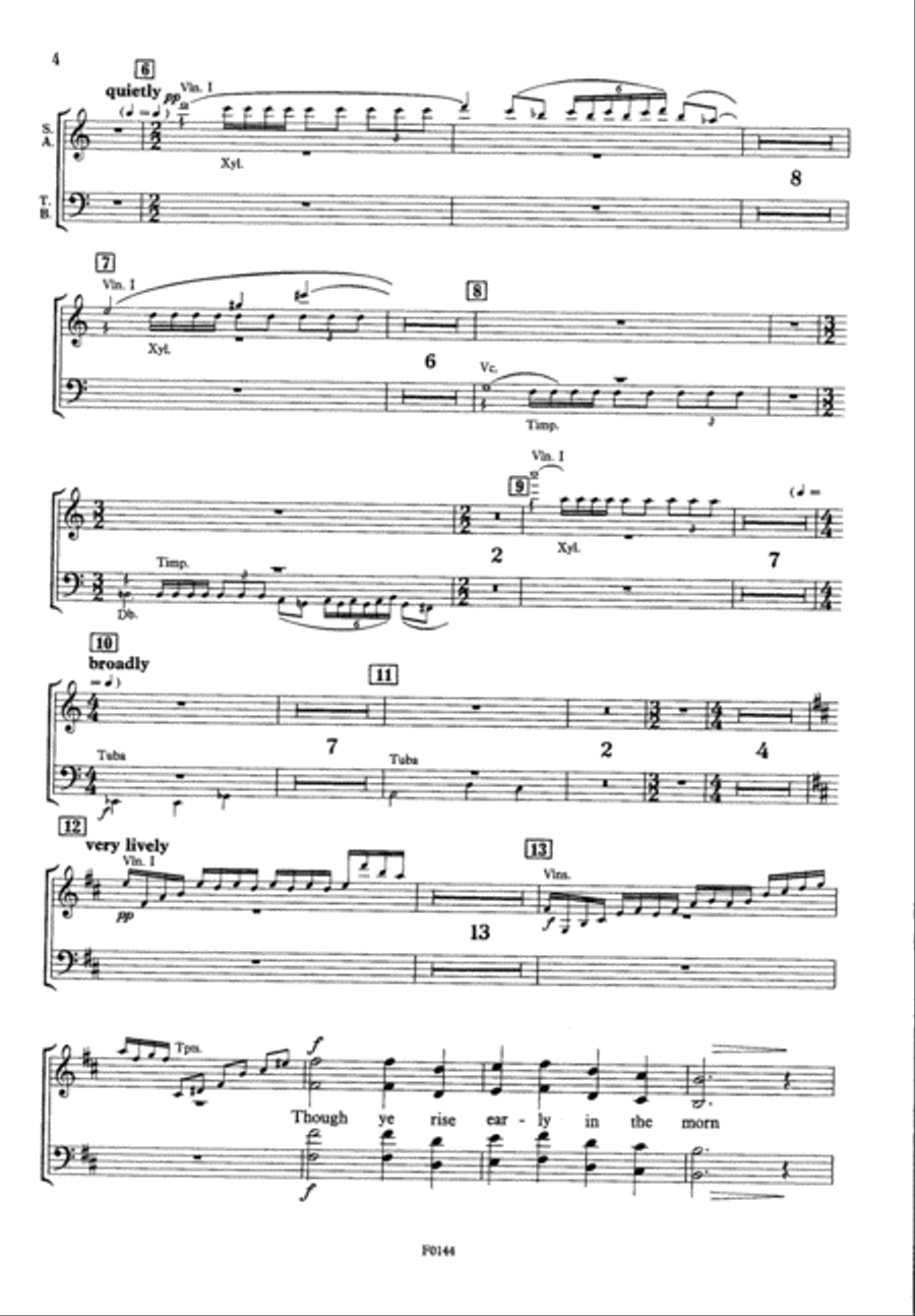 Building of the House Building of the House 4-Part scores gallery preview page 3