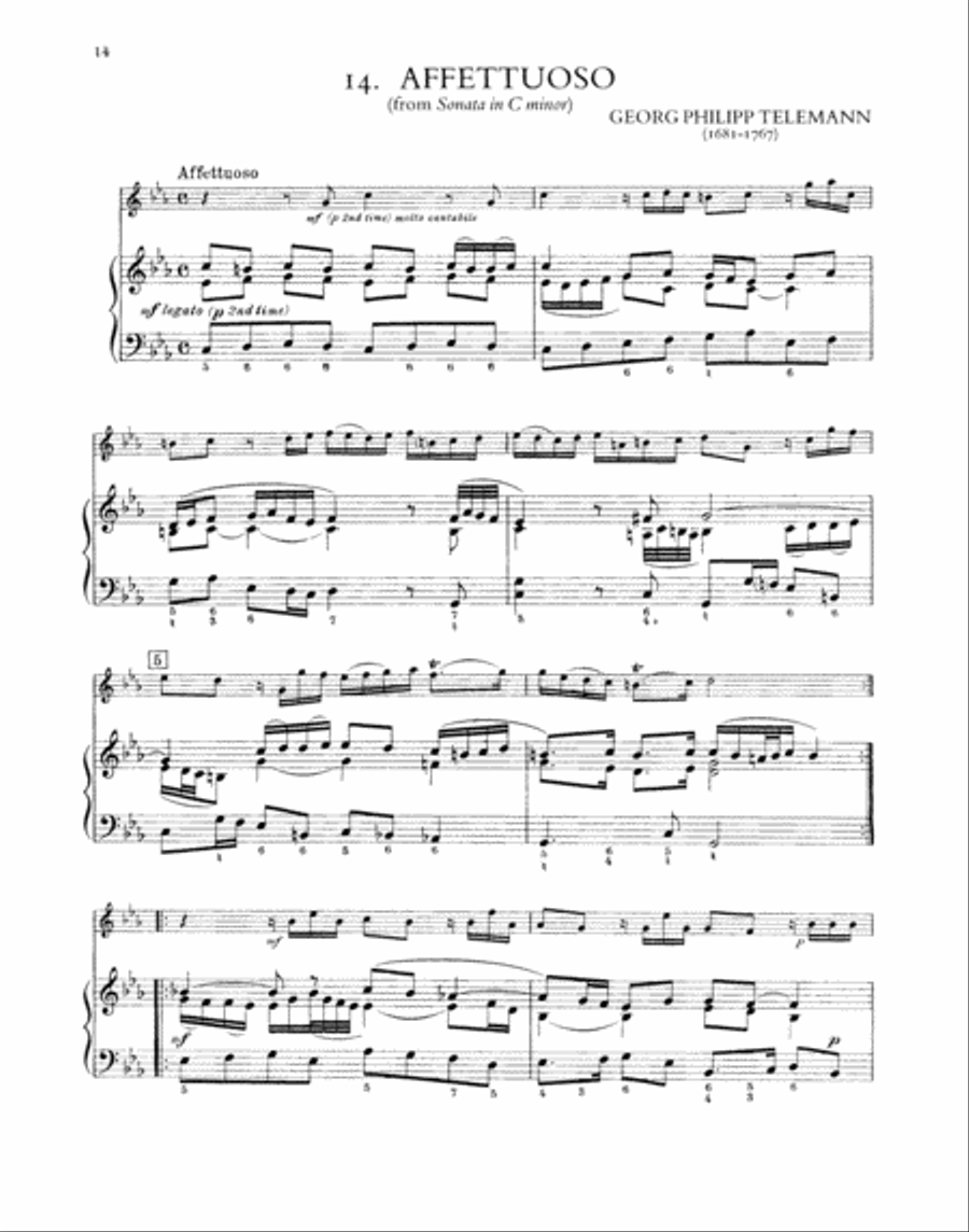 Second Book of Oboe Solos Piano Accompaniment scores gallery preview page 3