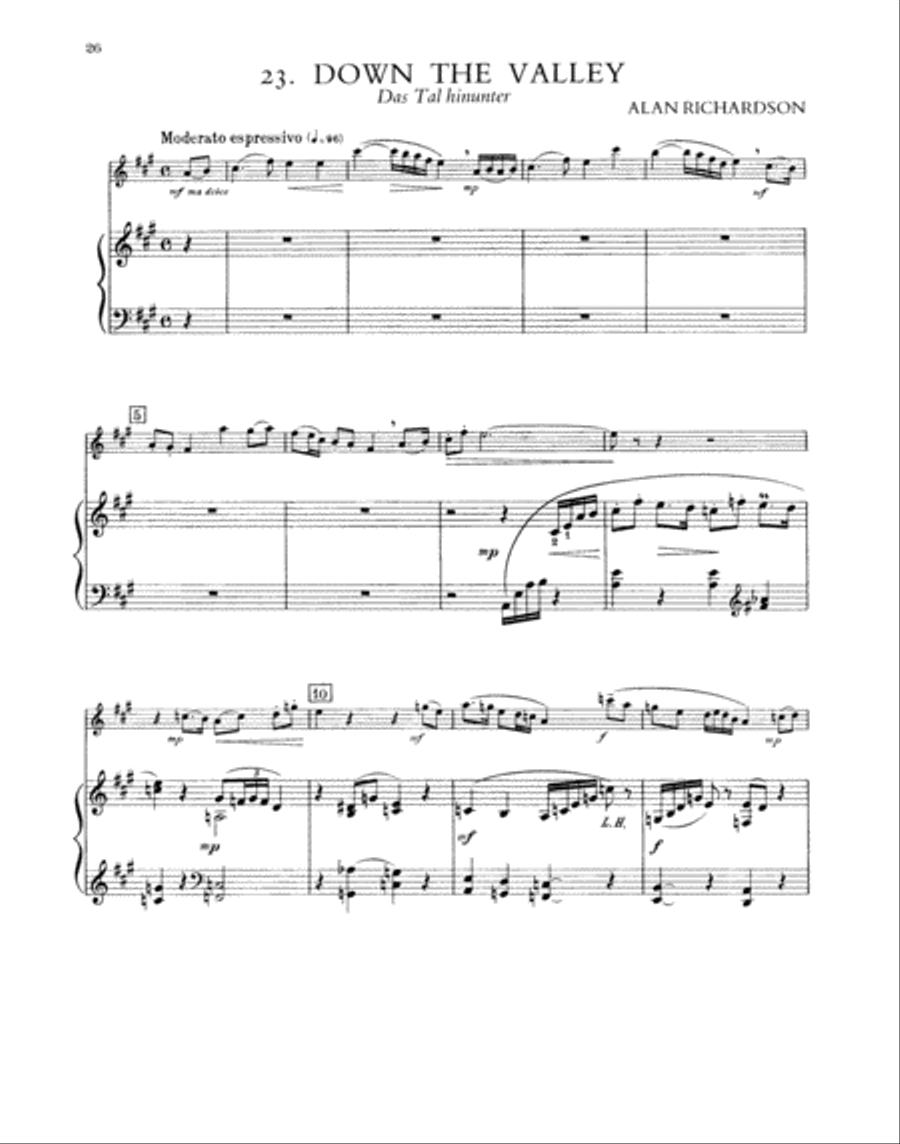 Second Book of Oboe Solos Piano Accompaniment scores gallery preview page 4