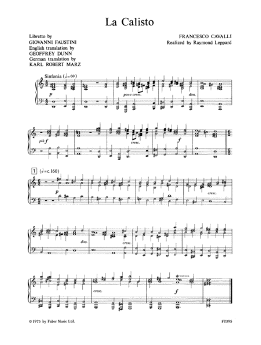 La Calisto La Calisto Voice scores gallery preview page 2