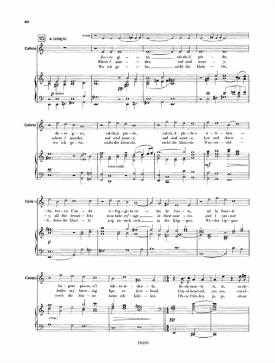 La Calisto La Calisto Voice scores gallery preview page 3
