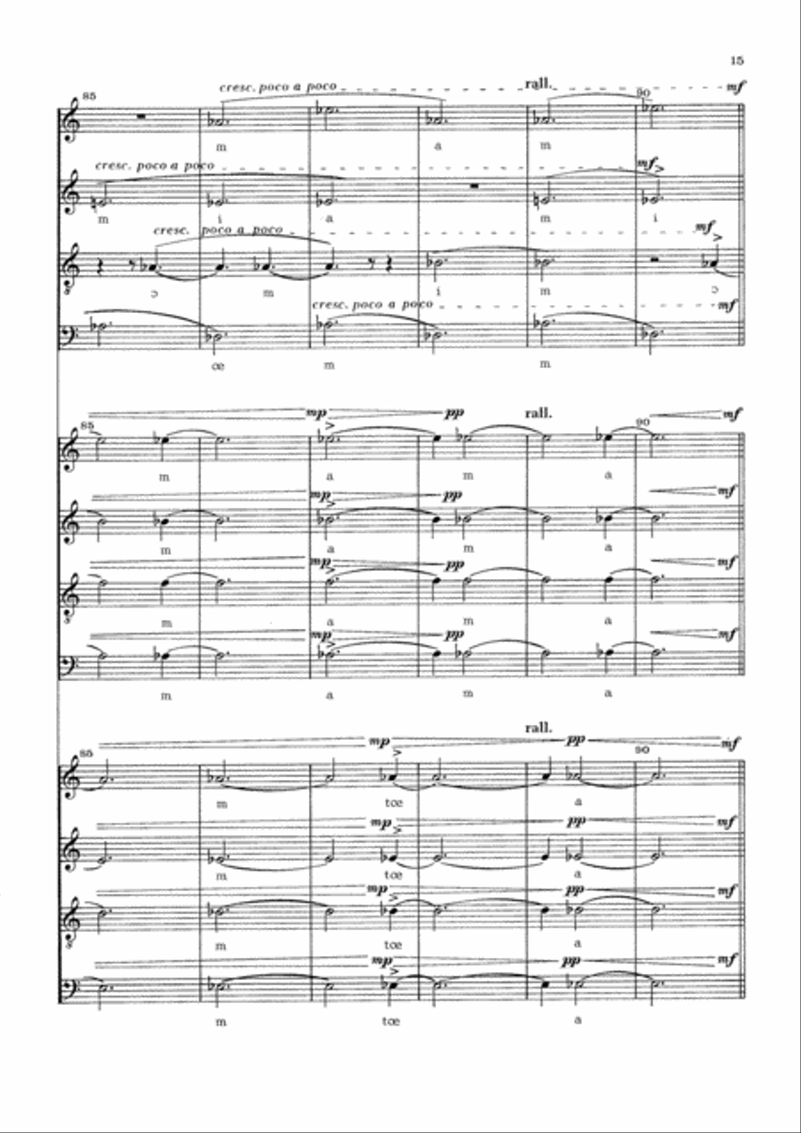 As I Crossed a Bridge of Dreams A Cappella scores gallery preview page 3