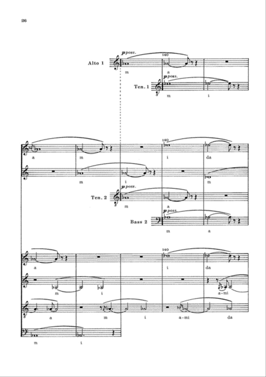 As I Crossed a Bridge of Dreams A Cappella scores gallery preview page 4