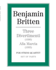 Three Divertimenti (1936) and Alla Marcia (1933)