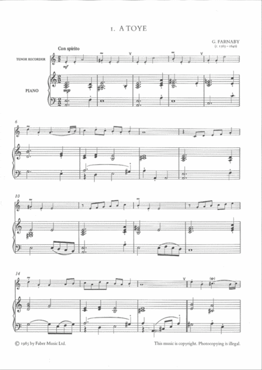 Tenor Recorder Solos Tenor Recorder Solos Tenor Recorder scores gallery preview page 2