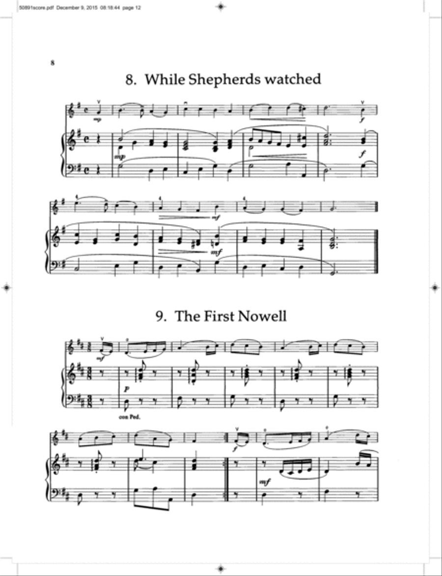 Violin Carol Time Violin Carol Time Violin Solo scores gallery preview page 3