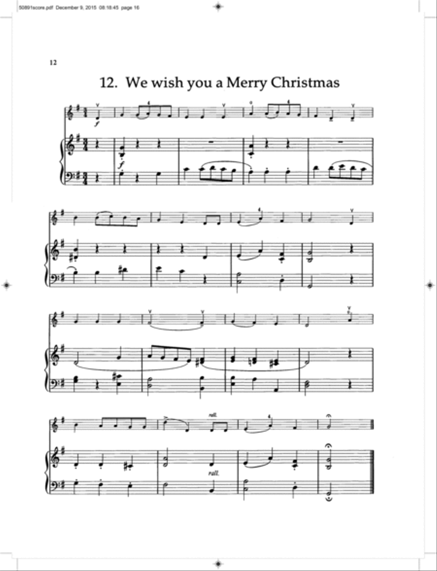 Violin Carol Time Violin Carol Time Violin Solo scores gallery preview page 4