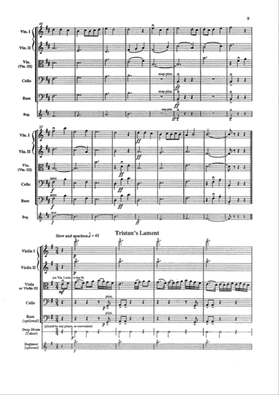 Crusaders! Crusaders! String Orchestra scores gallery preview page 3